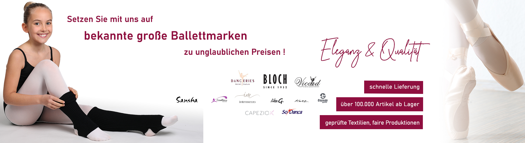 Willkommen bei BallettBekleidung.de
