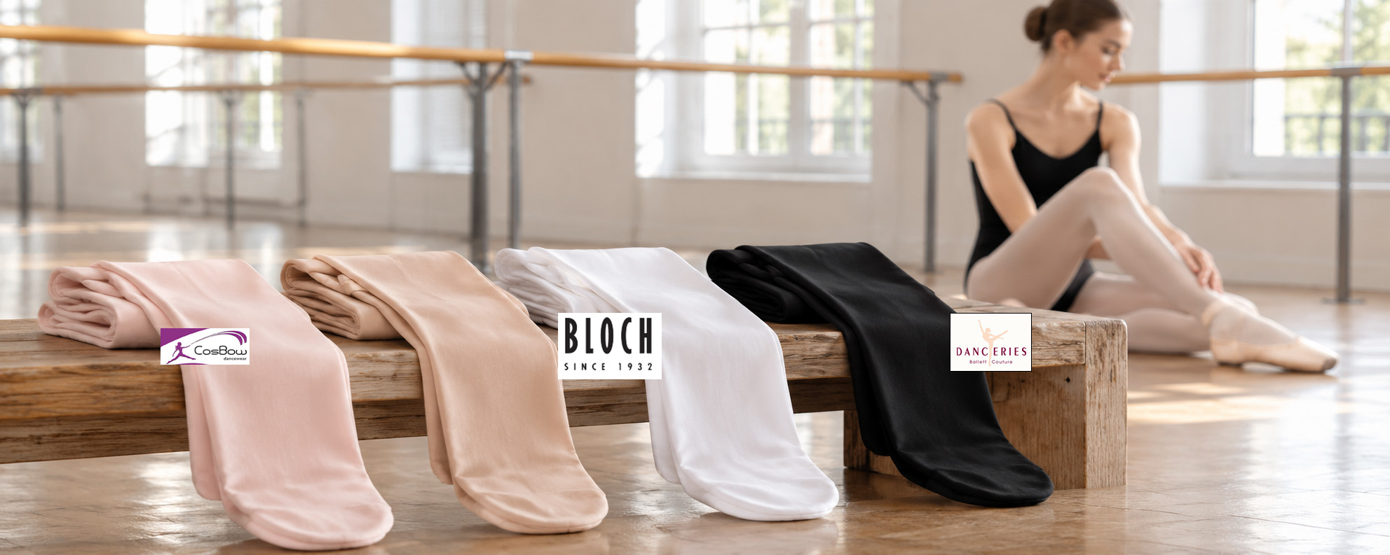 Rosa Ballettstrumpfhosen
