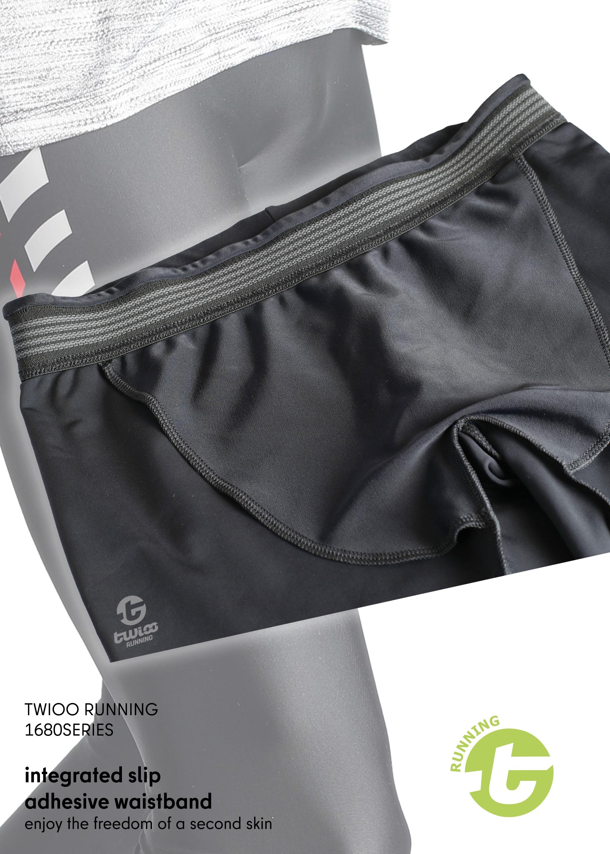 TWIOO RUNNING Lauftights Herren GravityGXR1680